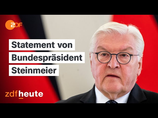 ⁣LIVE: Steinmeier gibt Statement zum Ampel-Aus