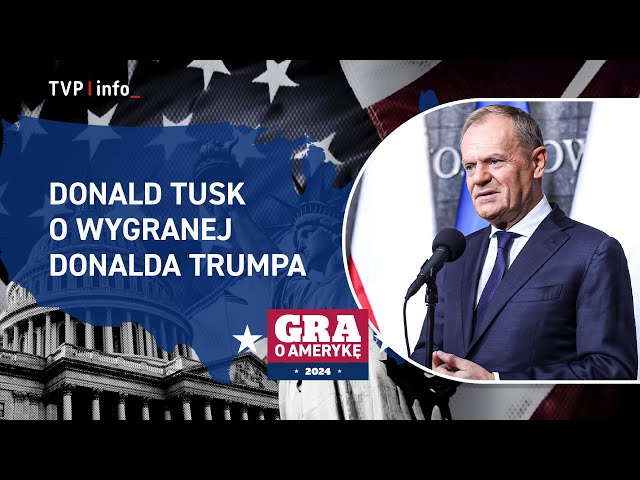 ⁣Tusk o wygranej Trumpa: spodziewajmy się dynamicznej prezydentury | WYBORY W USA