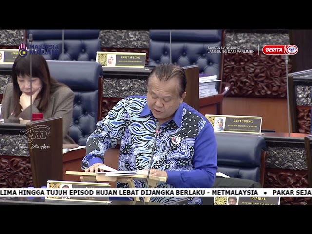 ⁣7 NOVEMBER 2024 - LANGSUNG DARI PARLIMEN SESI PETANG (SIRI 1)