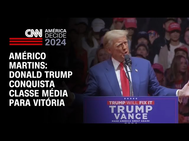 ⁣Américo Martins: Donald Trump conquista classe média para vitória  | CNN NOVO DIA