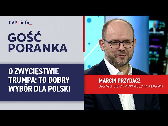 ⁣Przydacz o zwycięstwie Trumpa: To dobry wybór dla Polski | GOŚĆ PORANKA