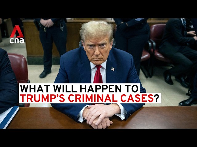 ⁣What will happen to US president-elect Donald Trump's criminal cases?