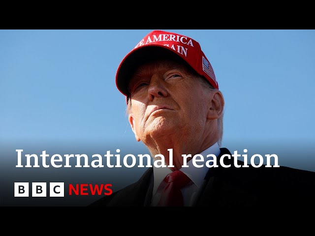 ⁣International reaction to Donald Trump winning the US election | BBC News