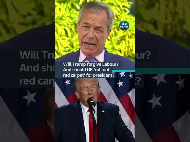 ⁣Nigel Farage says Donald Trump is a forgiver | ITV News