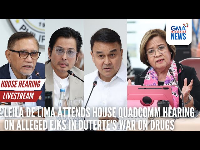 ⁣LIVE: House QuadComm hearing on EJK, illegal drugs...(November 7, 2024) Part 3 | GMA Integrated News