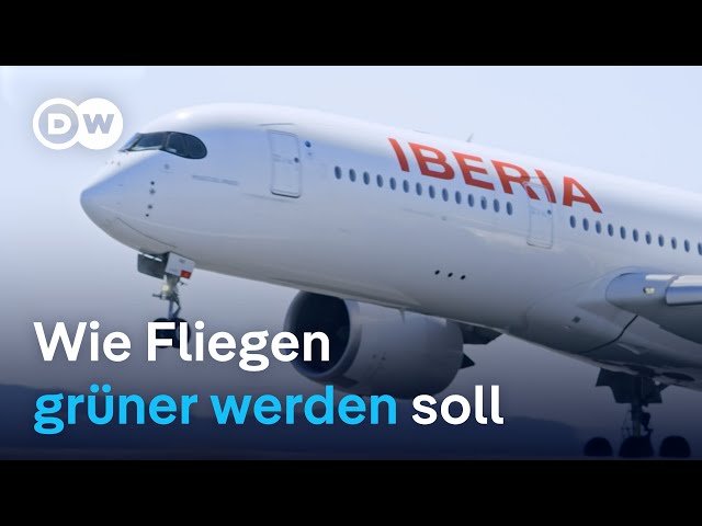 ⁣Wie Fliegen mit SAF-Treibstoff grüner werden soll | DW Nachrichten