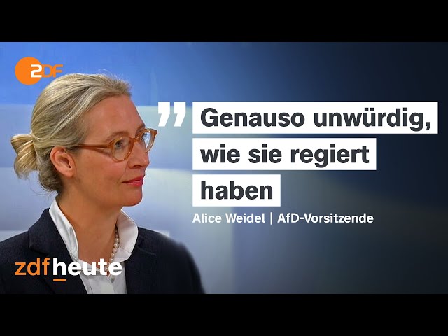 ⁣Ampel-Ende: Alice Weidel teilt aus