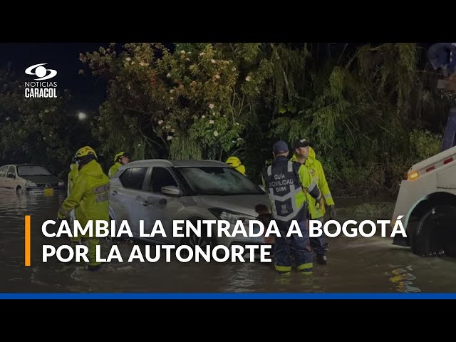 ⁣Alcalde Galán entrega balance tras inundaciones en autopista Norte