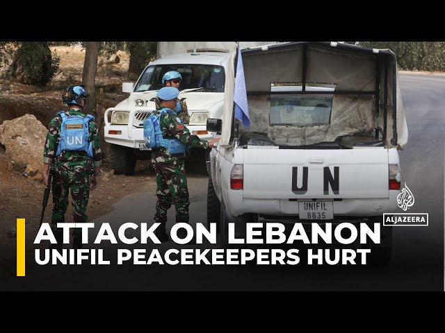 ⁣UN peacekeepers reportedly injured in Israeli strike