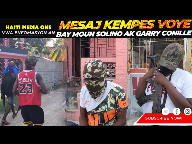 ⁣Chef G@ng Kempes Voye Yon Mesaj trè Klè Bay Moun Solino Ak Garry Conille