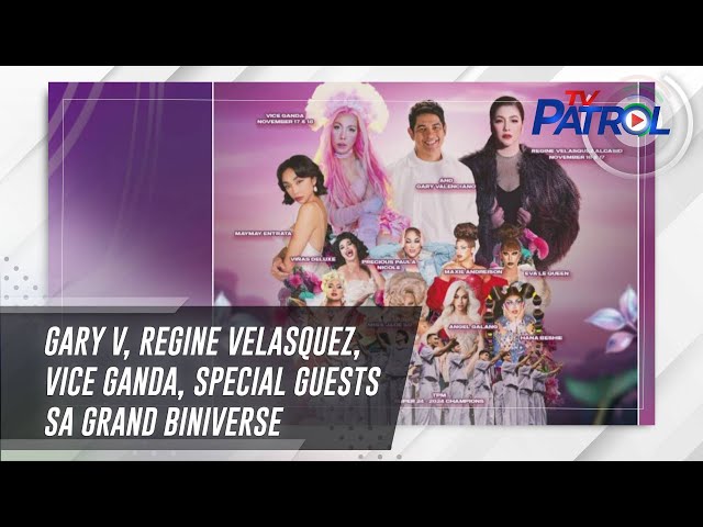 ⁣Gary V, Regine Velasquez, Vice Ganda, special guests sa Grand BINIverse | TV Patrol