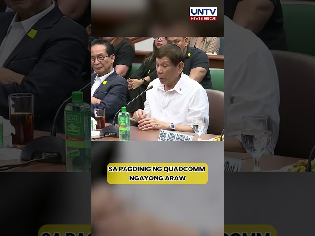 ⁣QuadComm, tinuligsa si ex-Pres. Duterte dahil sa hindi pagdalo sa hearing sa drug war