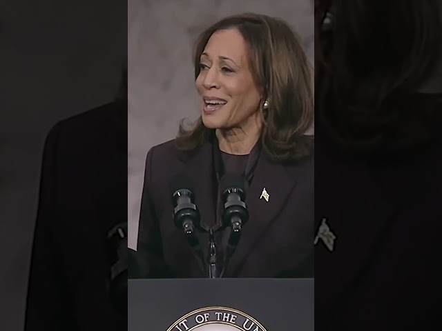 ⁣Kamala says the fight for our freedom will take hard work