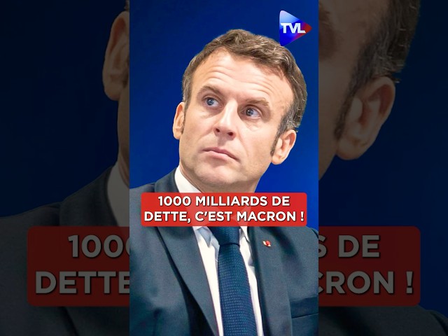 ⁣"1000 milliards de dette, c'est Macron !"  #macrondemission  #macron  #shorts