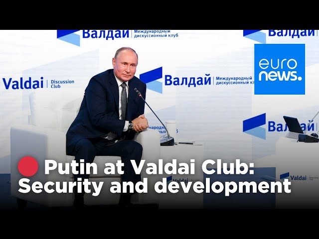 ⁣ LIVE: Putin speaks at Valdai Club on global security and equal opportunities | euronews 