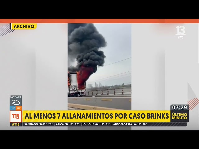 ⁣Múltiples allanamientos por robo a Brinks Buscan dar con el dinero y responsables