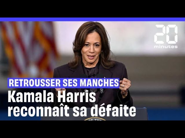 ⁣Kamala reconnaît sa défaite : son discours résumé en trois minutes