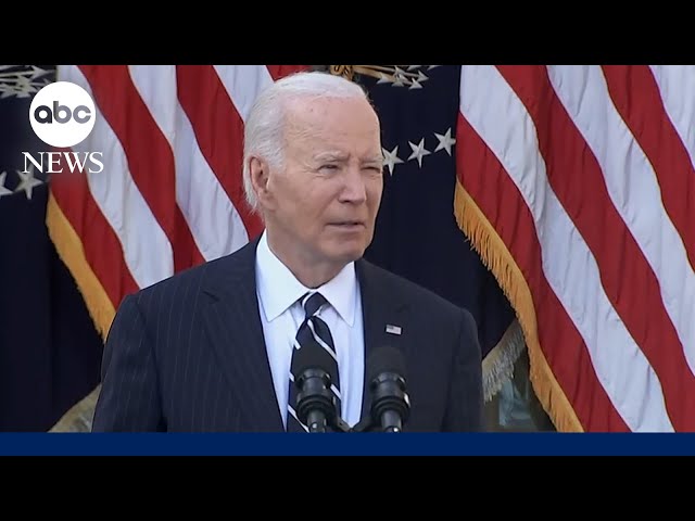 ⁣Biden promises a 'peaceful and orderly' transition of power