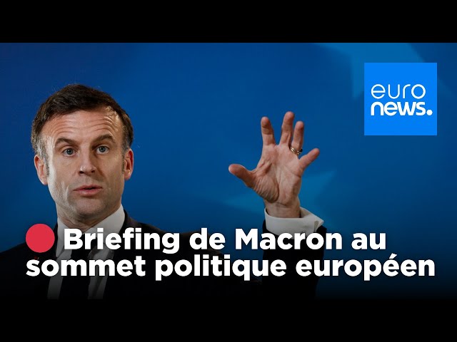 ⁣ EN DIRECT : Conférence de presse d’Emmanuel Macron au sommet de la Communauté politique européenne