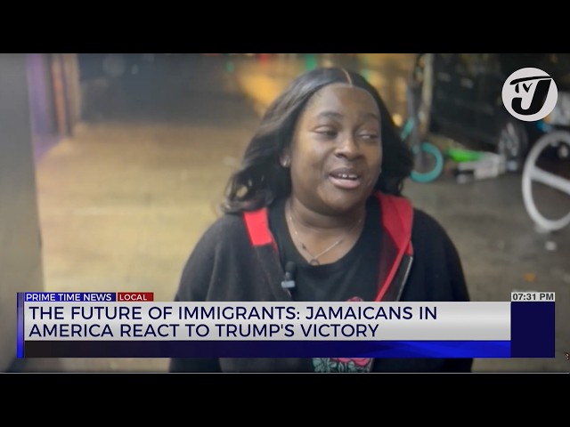 ⁣The Future of Immigrants: Jamaicans in America React to Trump's Victory | TVJ News