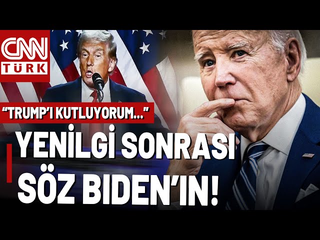 ⁣Trump Seçildi, Joe Biden İlk Kez Konuştu! Joe Biden Yenilgi Sonrası Ulusa Seslendi