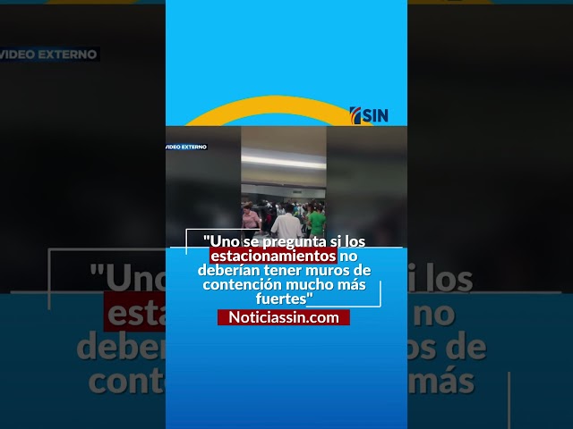 ⁣"Uno se pregunta si los estacionamientos no deberían tener muros de contención mucho más fuerte