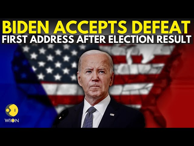 ⁣US Election Result 2024: Biden Addresses The Nation After Harris Election Loss To Trump | US News