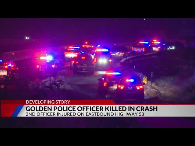 ⁣Golden police officer killed in crash