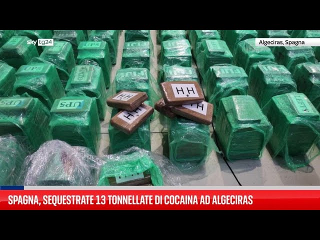 ⁣Spagna, sequestro record di cocaina in un carico di banane