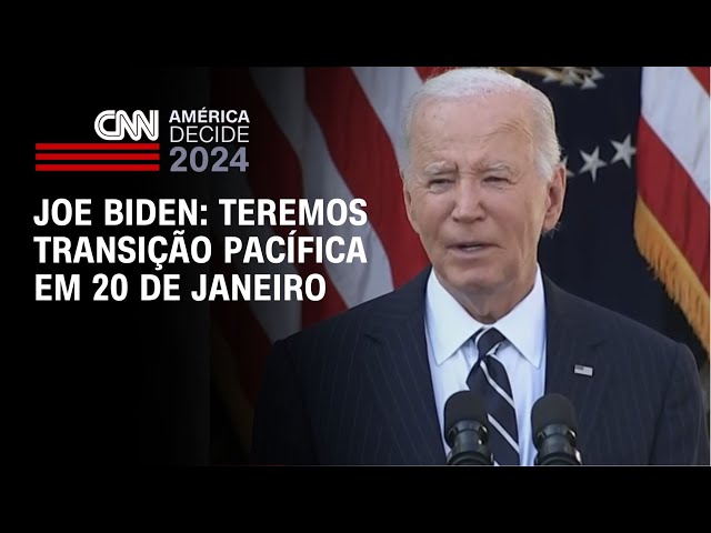 ⁣Joe Biden: Teremos transição pacífica em 20 de janeiro | BASTIDORES