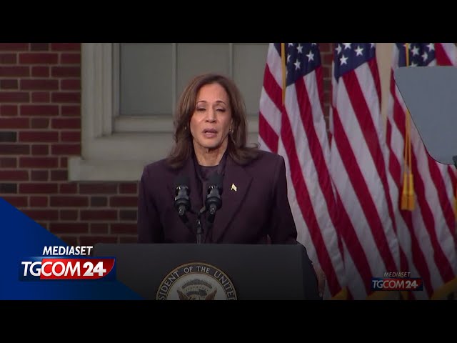 ⁣Kamala Harris: "Non è il risultato che volevamo, ma lo dobbiamo accettare"