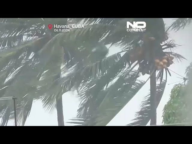 ⁣No Comment : l'île de Cuba privée d'électricité après l'ouragan Rafael