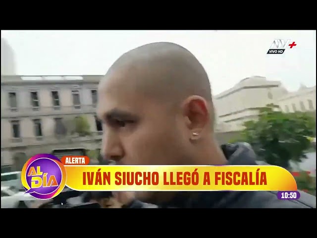 ⁣Iván Siucho llega a la Fiscalía para ser interrogado por 'caso Chibolín'