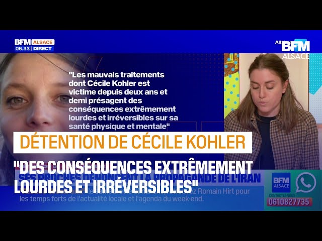 ⁣Les conditions de détention de Cécile Kohler ne sont pas "bonnes"