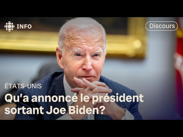 ⁣Joe Biden promet une transition pacifique avec Donald Trump, élu président des États-Unis