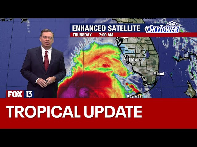 ⁣Hurricane Rafael weakening as it turns south