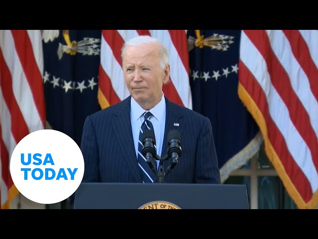 ⁣President Joe Biden addresses the nation following Donald Trump's election win | USA TODAY