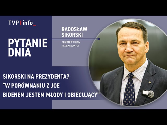 ⁣Radosław Sikorski o rywalizacji z Trzaskowskim i wygranej Trumpa | PYTANIE DNIA