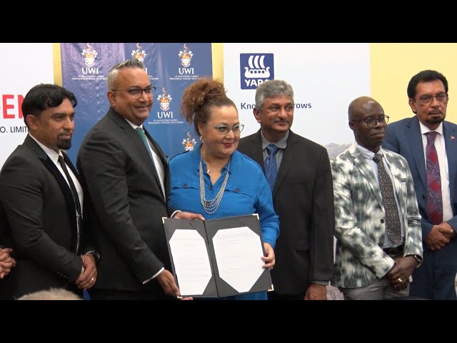 ⁣UWI, Tringen And Yara Sign Agriculture MOU