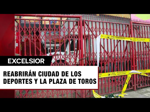 ⁣Retirarán sellos de suspensión en La México y en el Estadio Ciudad de los Deportes