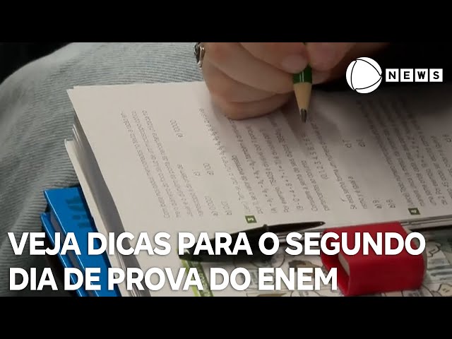 ⁣Veja dicas para o segundo dia de prova do Enem