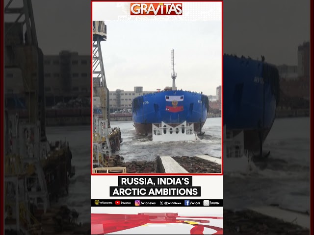 ⁣Russia Launches World’s Most Powerful Nuclear-powered Icebreaker | Gravitas | WION