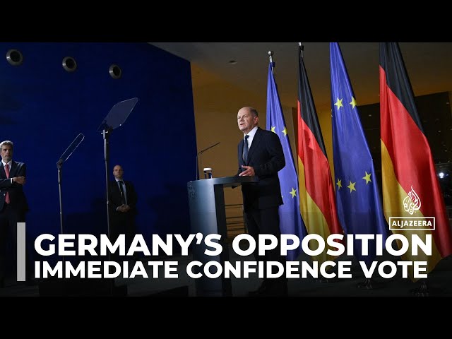 ⁣Germany’s opposition says Scholz must hold immediate confidence vote