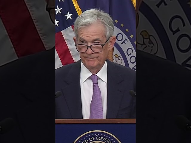 ⁣Fed Chair Powell says he won't resign if president-elect Trump asks him to