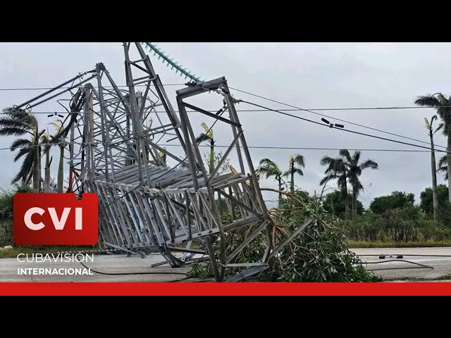 ⁣La Habana se recupera luego del paso del Huracán Rafael