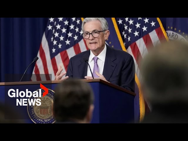 ⁣US Fed cuts interest rates by 0.25% with jobs, inflation risks "roughly in balance" | FULL