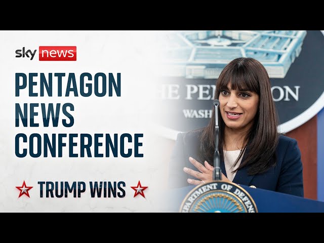 ⁣Watch live: Pentagon news conference after Trump's historic US election victory