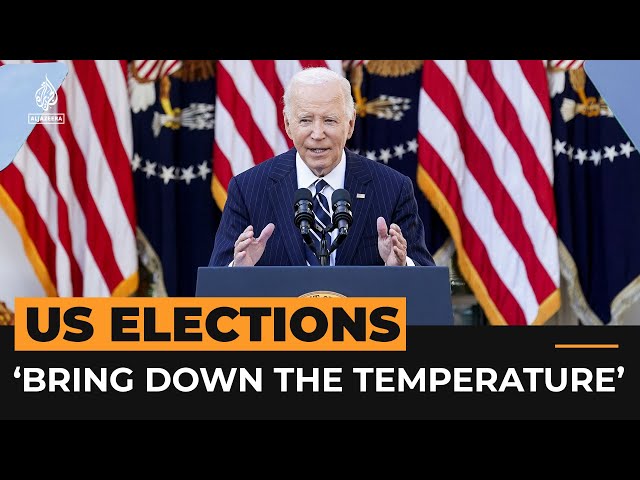 ⁣Biden urges Americans to ‘bring the temperature down’ after Trump win | AJ #shorts