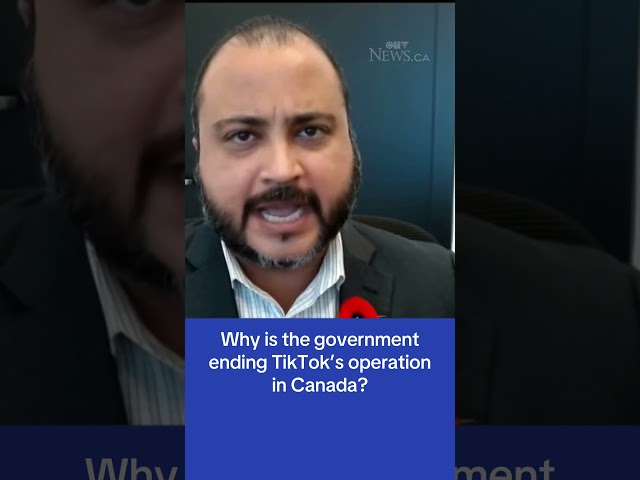 ⁣Why is Ottawa ending TikTok's operation in Canada?