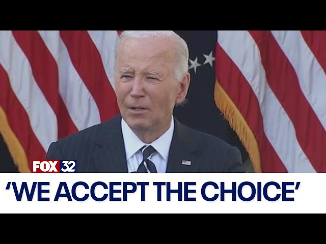 ⁣President Biden promises smooth transition of power: 'We accept the choice'